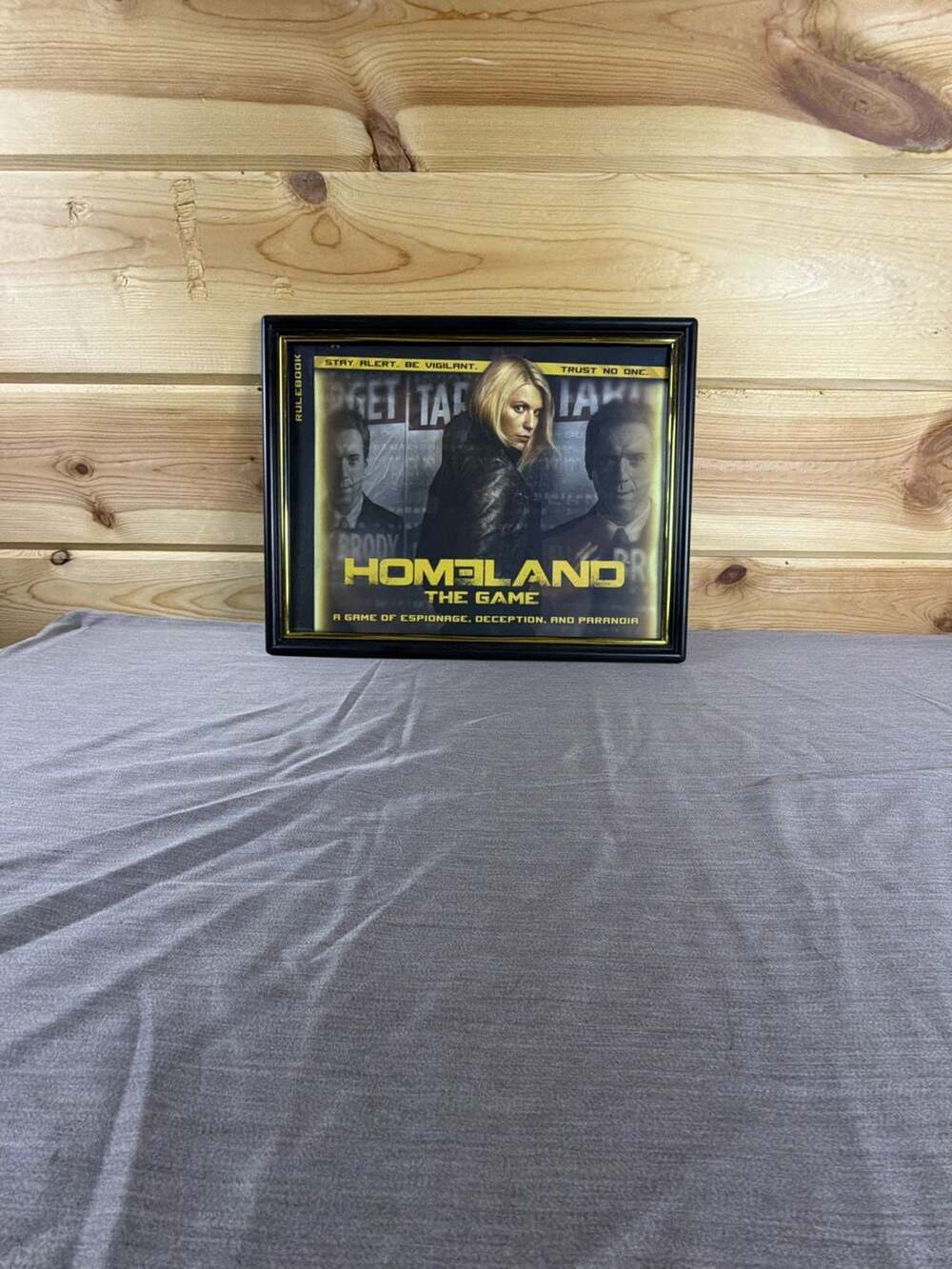 Homeland The Game Poster Framed - Showtime TV Series